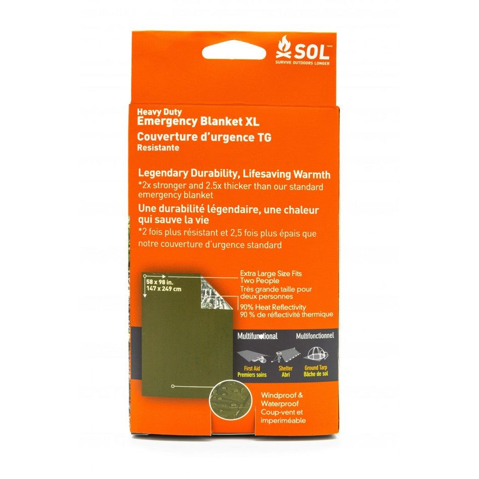 Heavy Duty Emergency Blanket  XL - OD