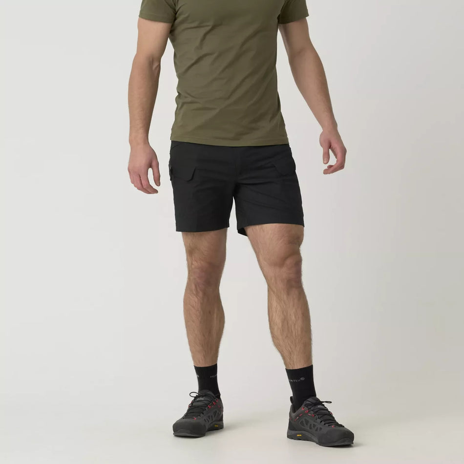 UTS Shorts 6" PolyCotton Stretch Ripstop - Black