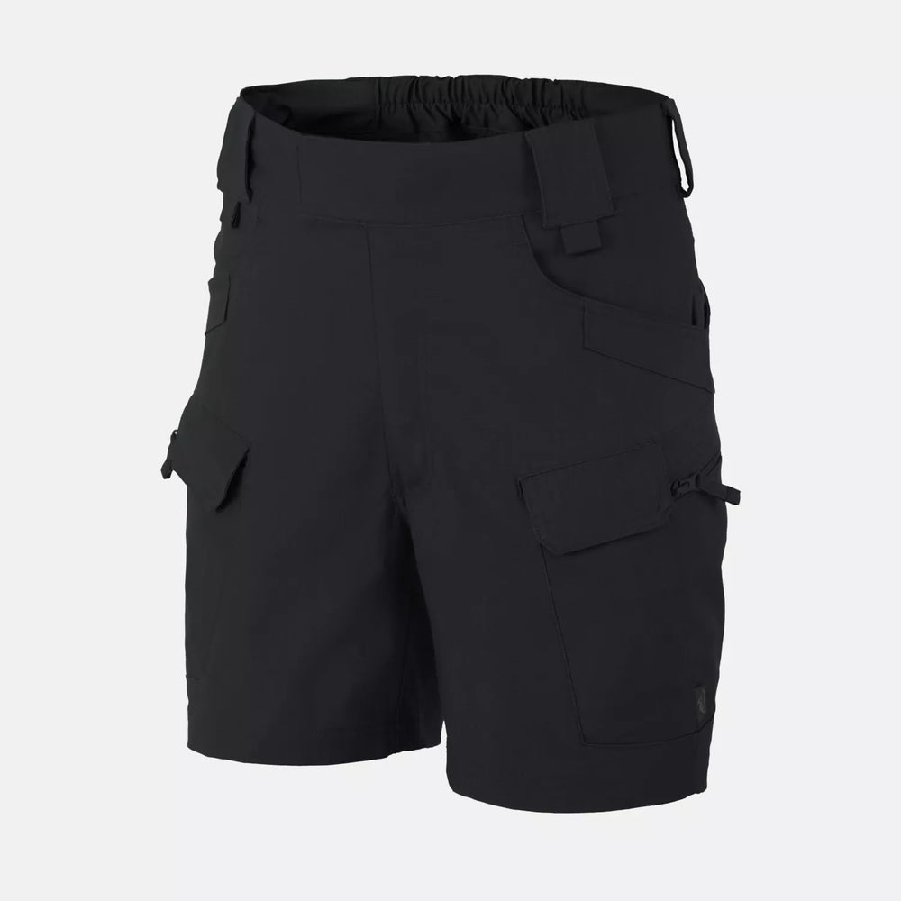 UTS Shorts 6" PolyCotton Stretch Ripstop - Black
