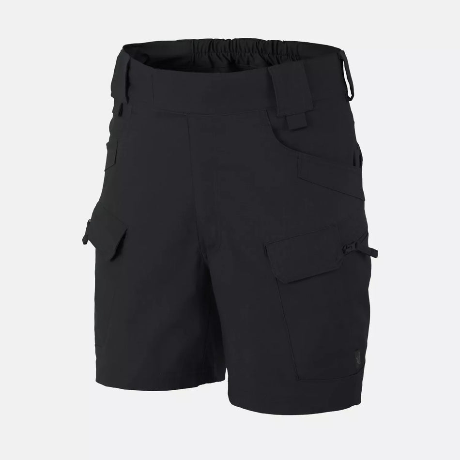 UTS Shorts 6" PolyCotton Stretch Ripstop - Black
