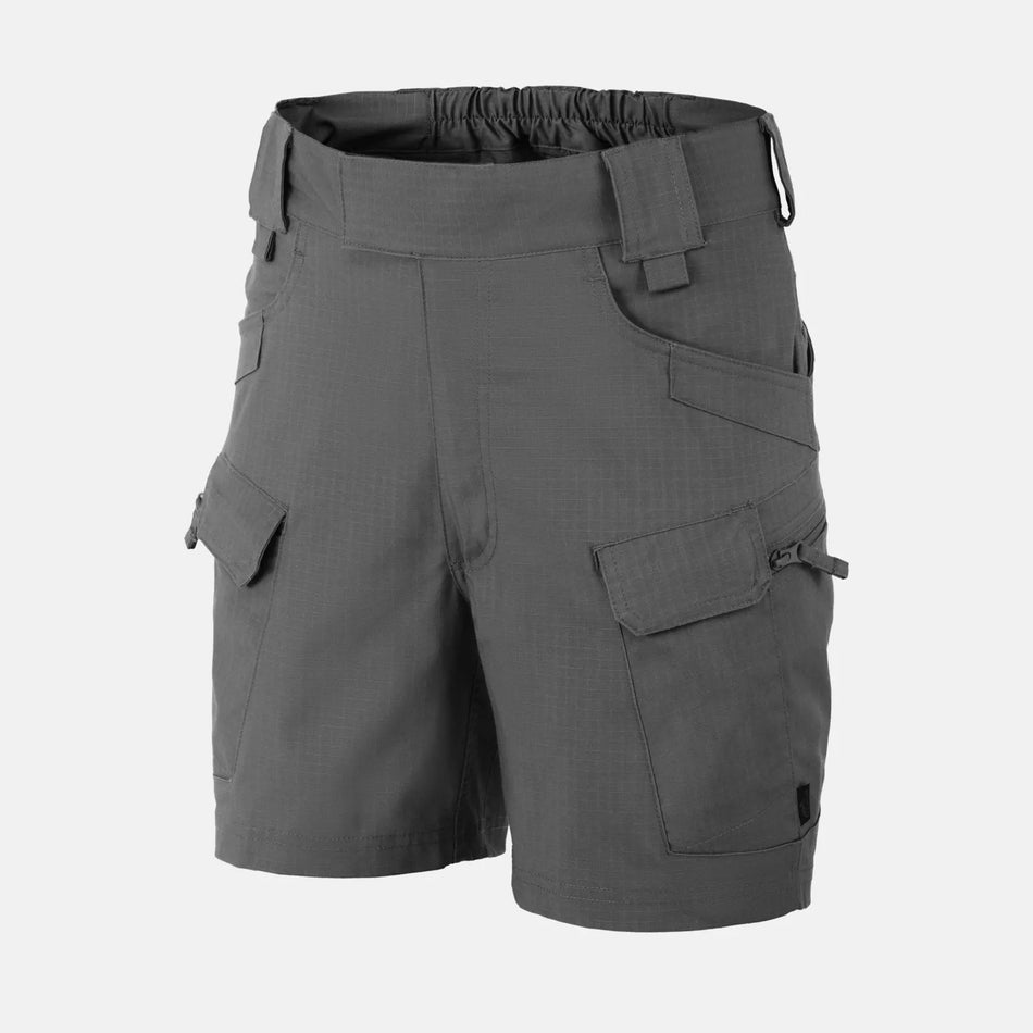 UTS Shorts 6" PolyCotton Stretch Ripstop - Shadow Grey