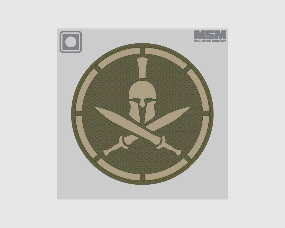 Spartanerhelm-PVC-Aufnäher – SWAT