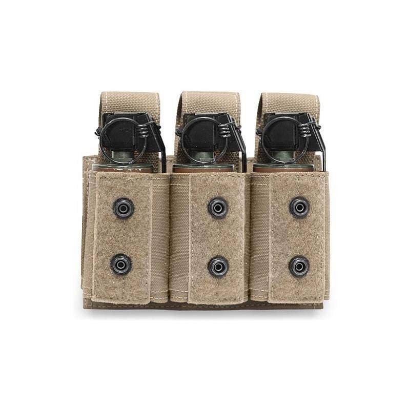 Dreifache 40-mm-Granaten-/Blendgranatentasche – Coyote