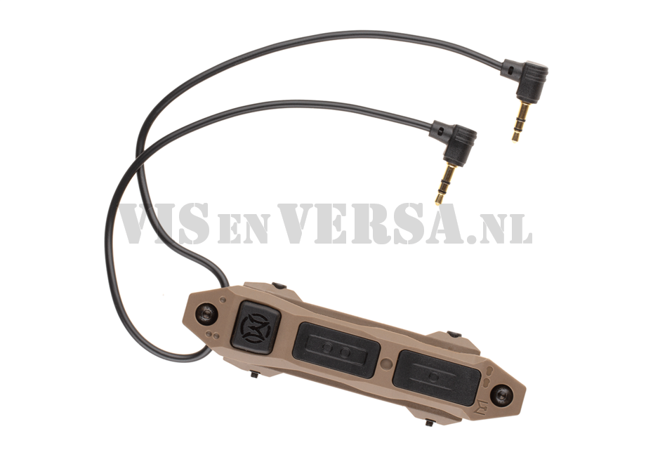 Tactical Augmented Dual Function Tape Switch with Lock 3.5mm - Dark Earth