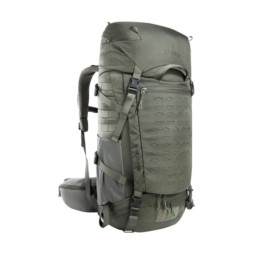 Pyrox 45+10 BC Bushcraft Backpack - Stone Grey Olive