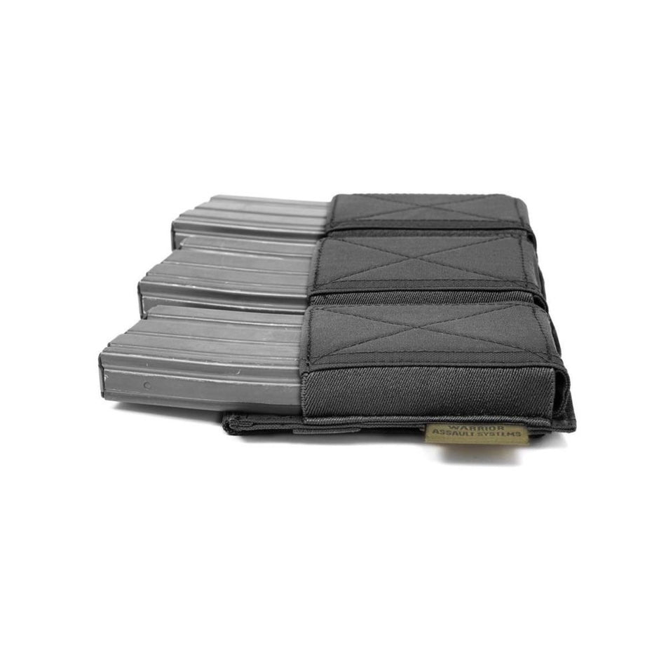 Triple Elastic Mag Pouch - Black