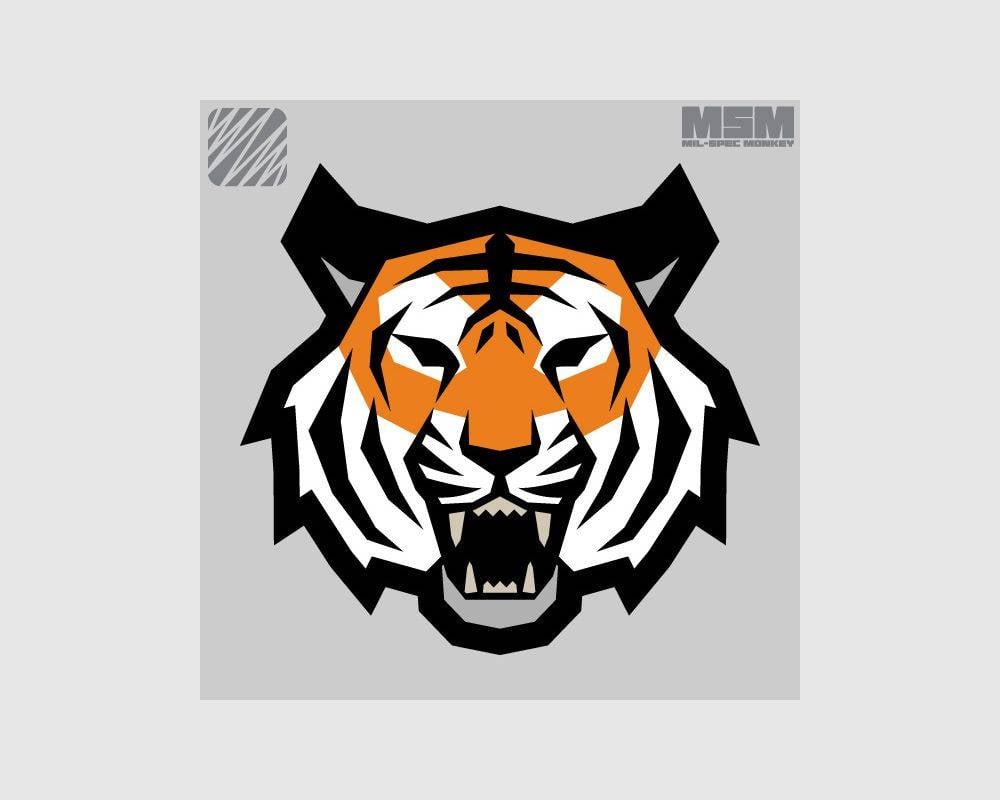 Tiger Head Patch - Forest