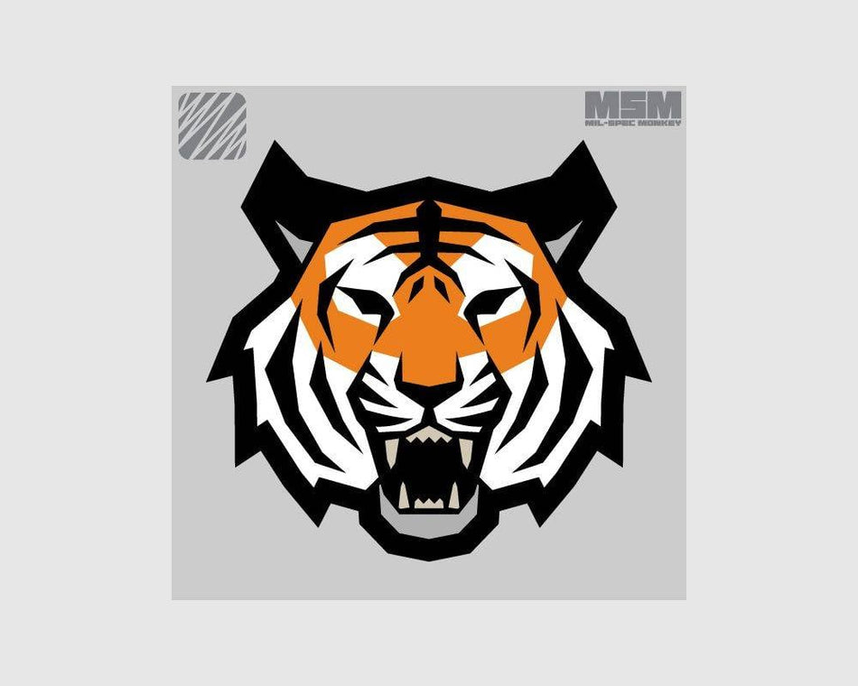 Tiger Head Patch - Forest