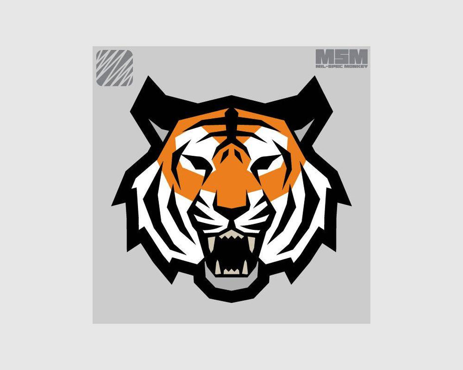 Tiger Head Patch - Full Color