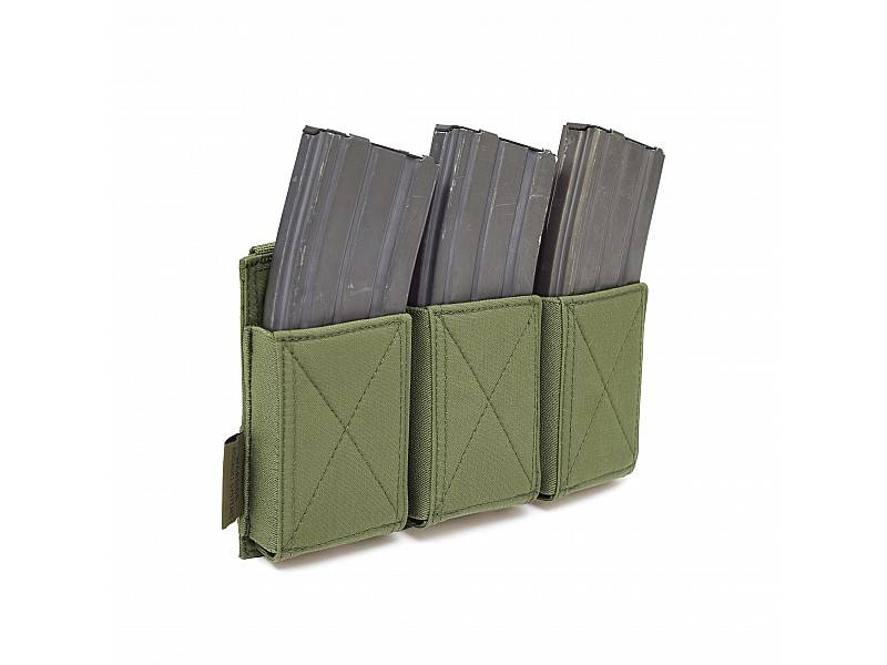 Triple Elastic Mag Pouch - Olive Drab