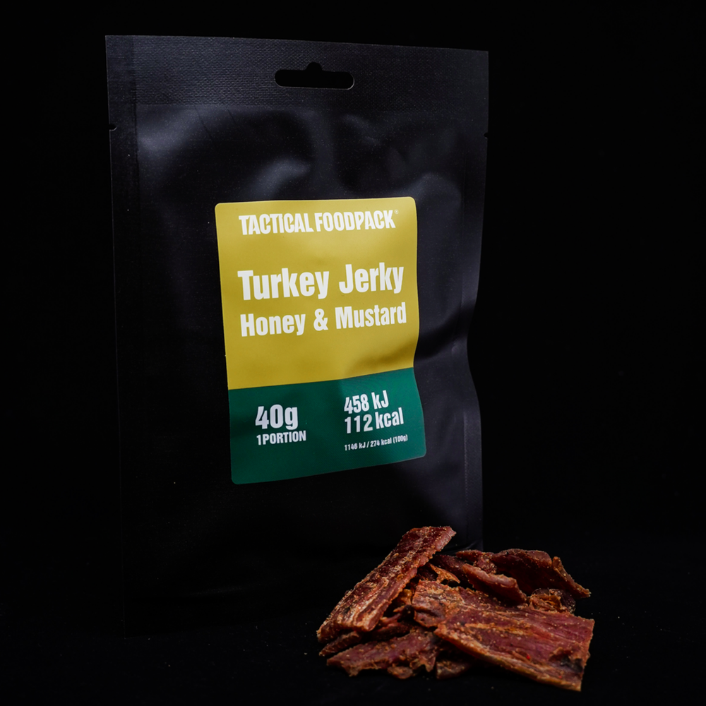 Truthahn-Jerky mit Honig und Senf