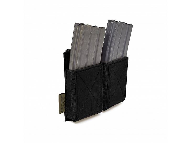 Double Elastic Mag Pouch - Black