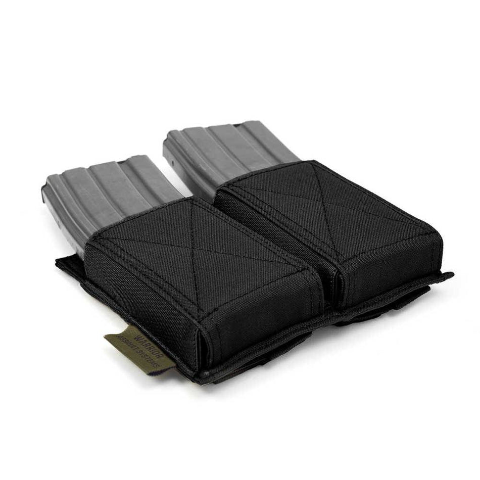 Double Elastic Mag Pouch - Black