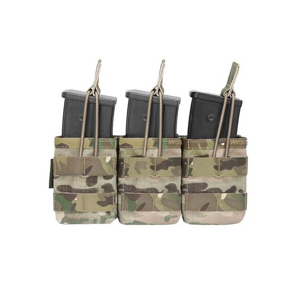 Dreifache offene G36-Magazintasche – Multicam