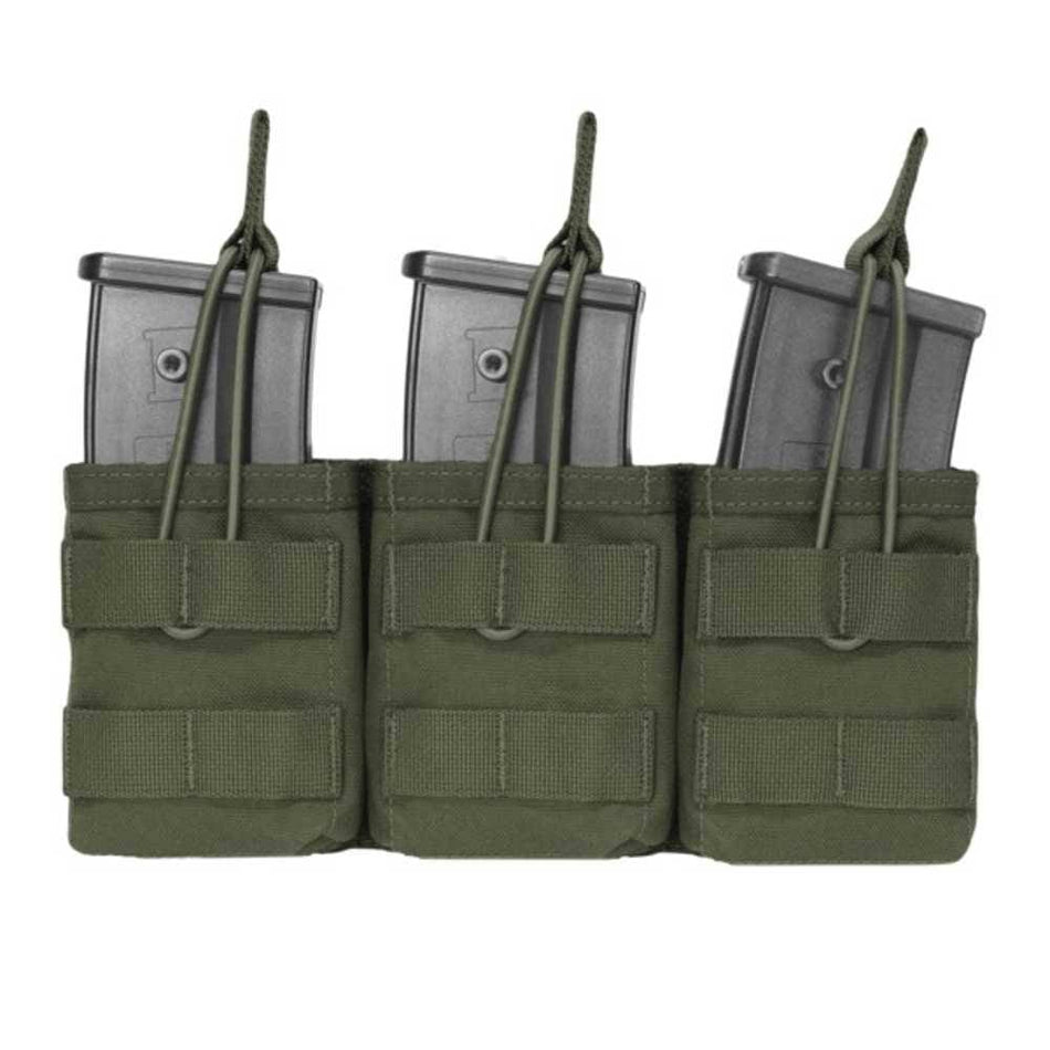 Dreifache offene G36-Magazintasche – Olivgrün
