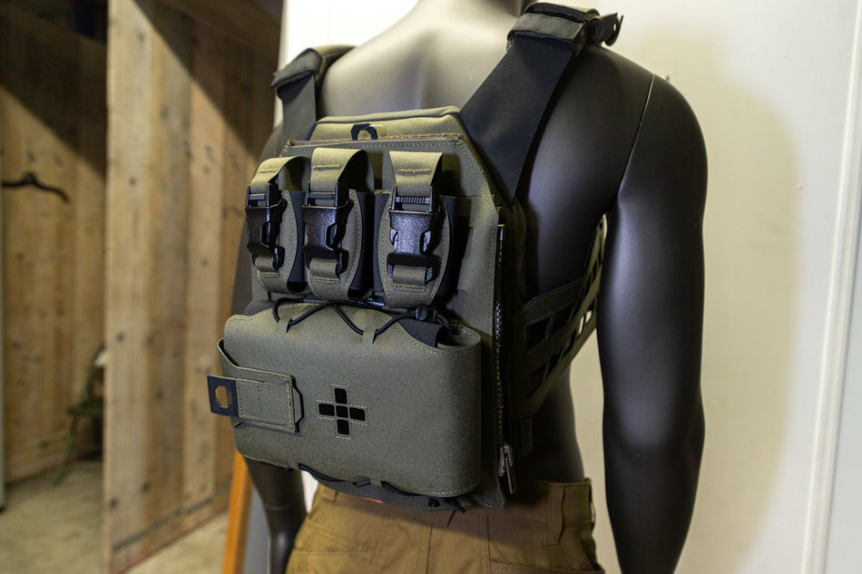 Laser Cut Assaulters Back Panel MK1 - Ranger Green