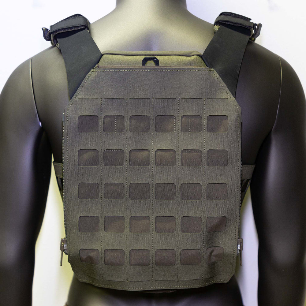 Laser Cut Assaulters Back Panel - Ranger Green