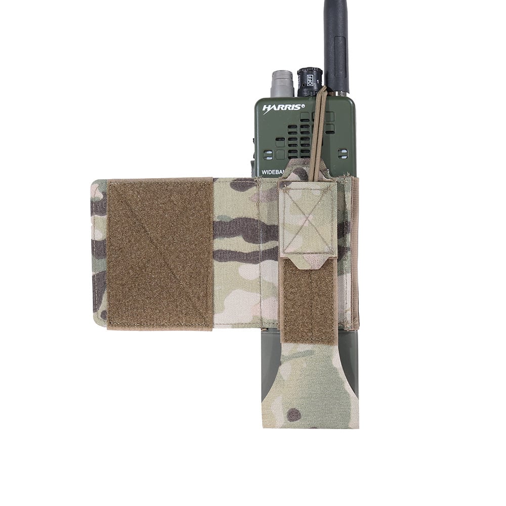 Laser-Cut-Wing-Velcro-Funkgerätetasche für MBITR/Harris (linke Seite) – MultiCam