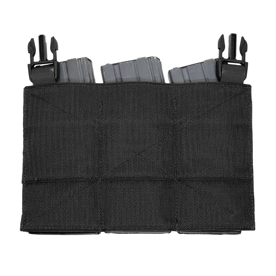 Detachable Triple Snap Mag Panel - Black