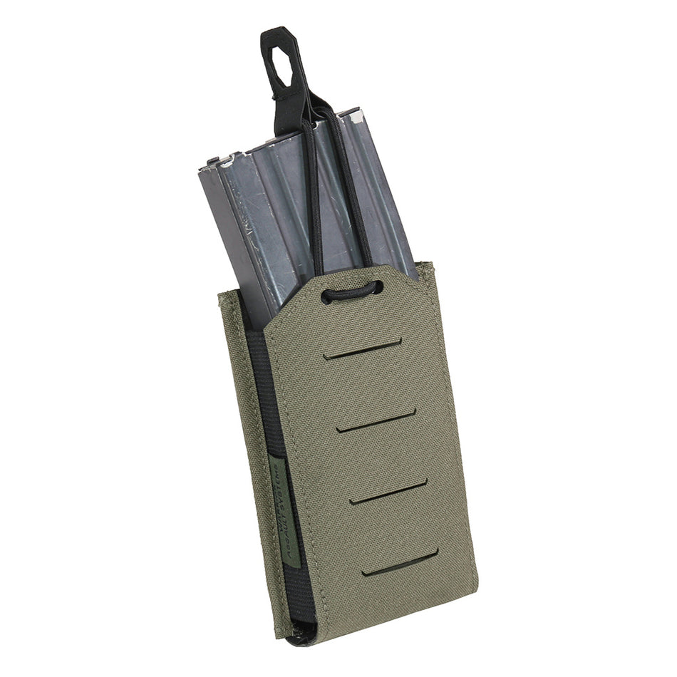 Laser Cut Detachable Single Bungee 5.56 Panel - Ranger Green