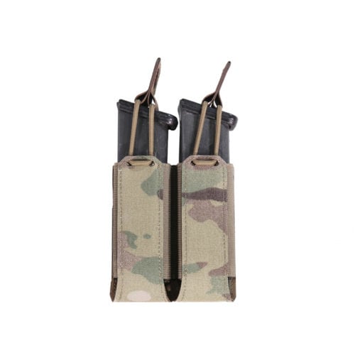 Doppeltes Bungee-Pistolen-Pouch mit Lasercut – Multicam