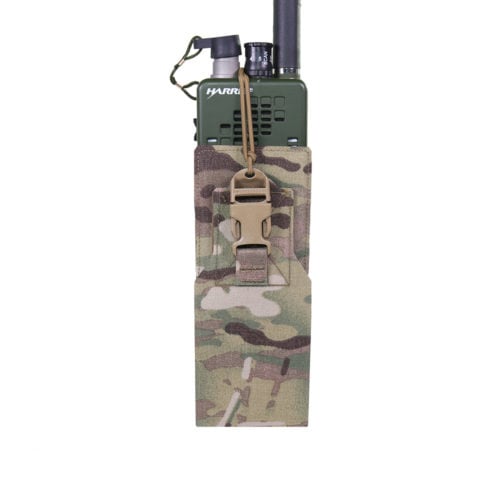 Laser Cut MBITR/Harris Radio Pouch  - Multicam