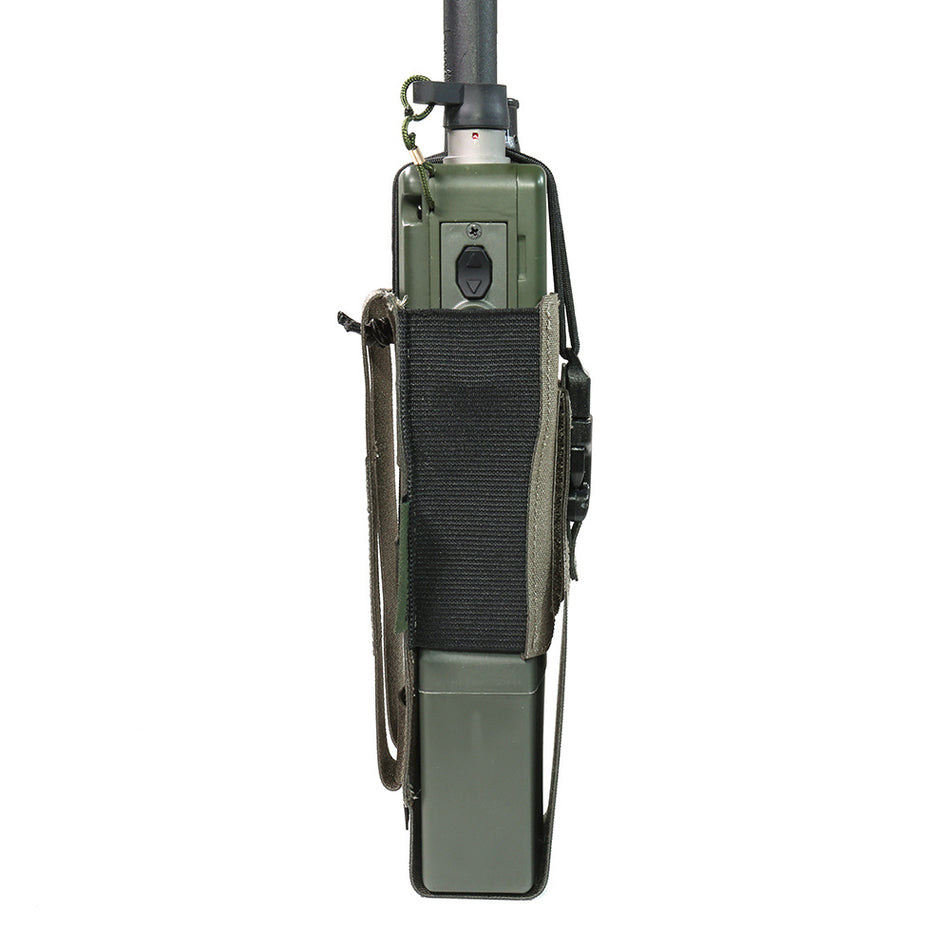 Laser Cut MBITR/Harris Radio Pouch - Ranger Green