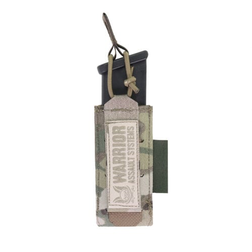 Laser Cut Single Bungee Pistol Pouch - MultiCam
