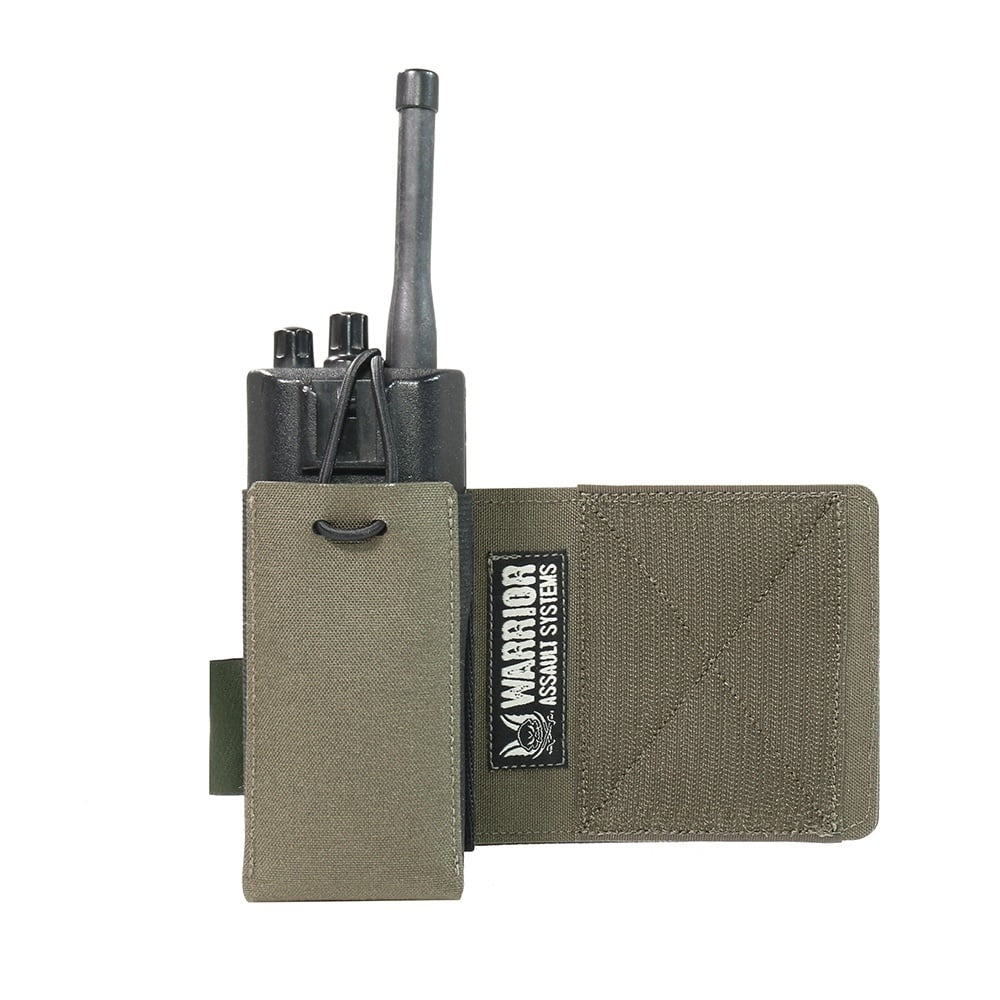 Laser-Cut Wing-Funkgerätetasche mit Klettverschluss, verstellbar (linke Seite) – Rangergrün