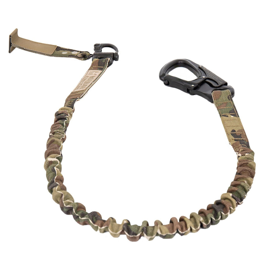 Personal Retention Lanyard With Snap Shackle And Tango Carabiner - Multicam