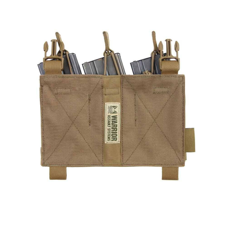 Removable Triple Molle Open Pouch for RPC - Coyote Tan