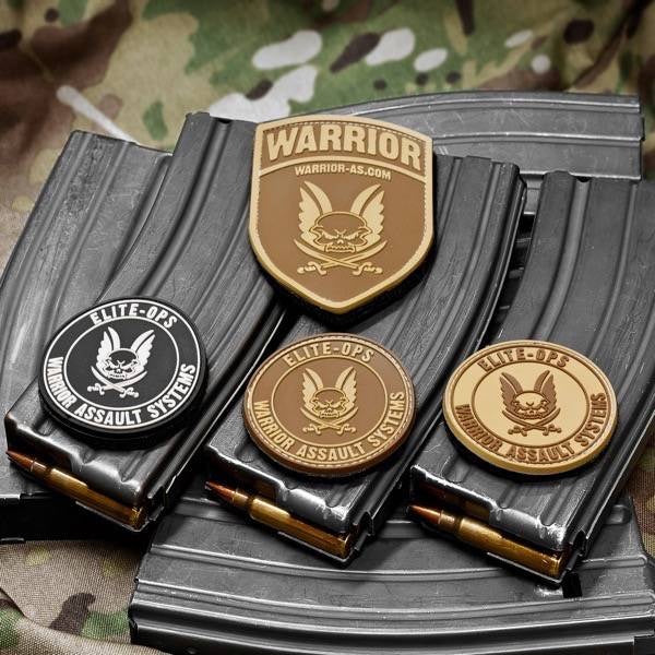 Round Rubber Logo Shield - Dark Earth