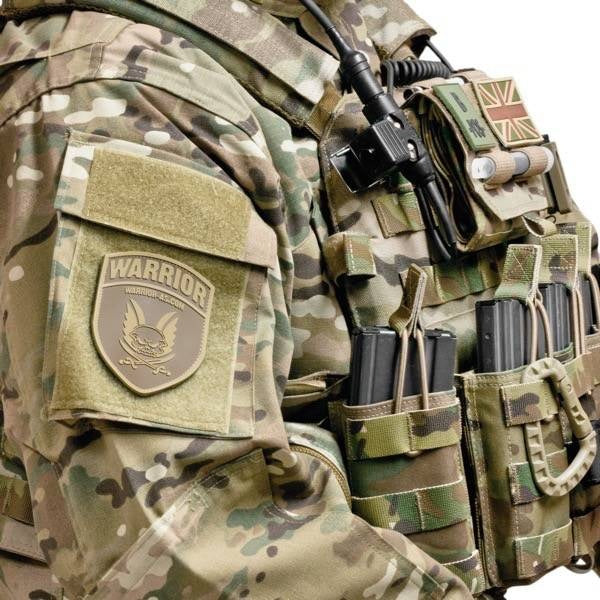 Rubber Logo Shield - Dark Earth