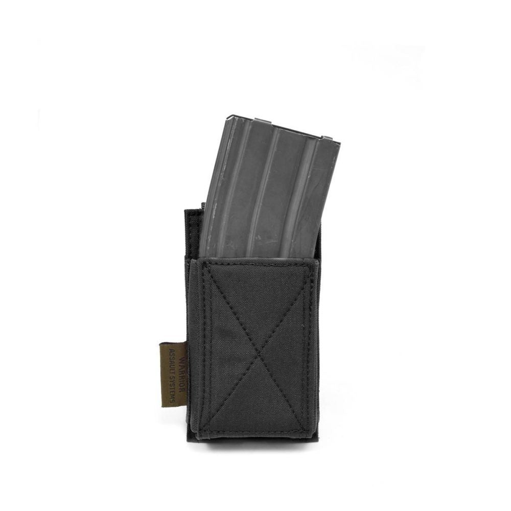 Einzelne elastische Magazintasche – Schwarz