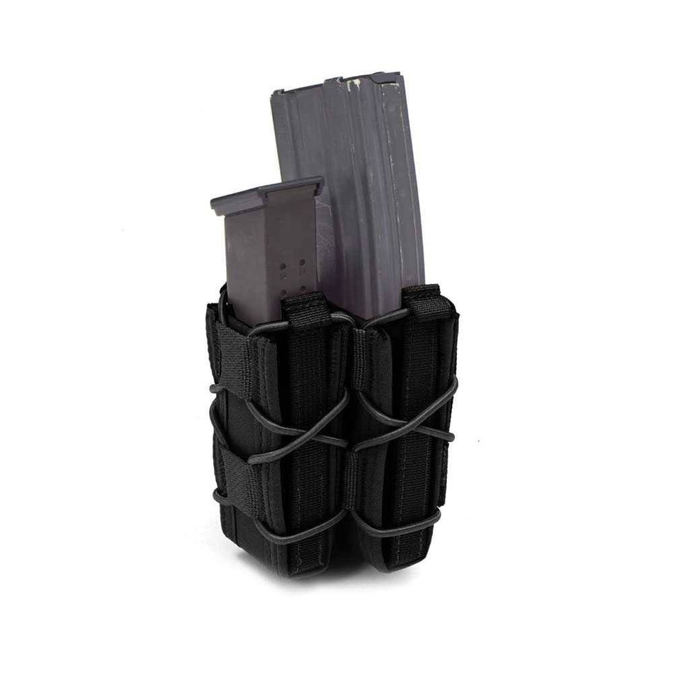 Single Quick Mag with Single Pistol Pouch - Black