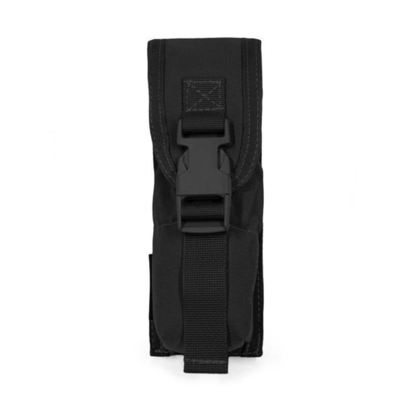Große Taschenlampen-/Schalldämpfer-Pouch – Schwarz