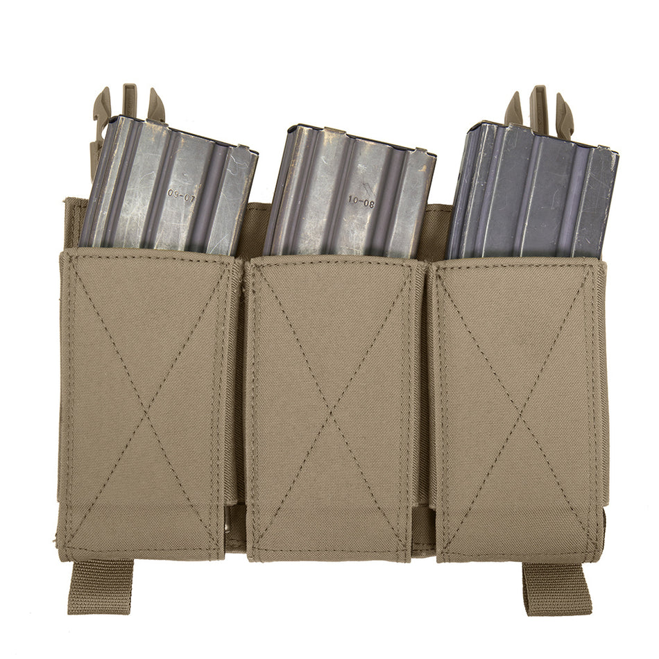 Abnehmbare dreifache elastische Molle Pouch – Coyote Tan