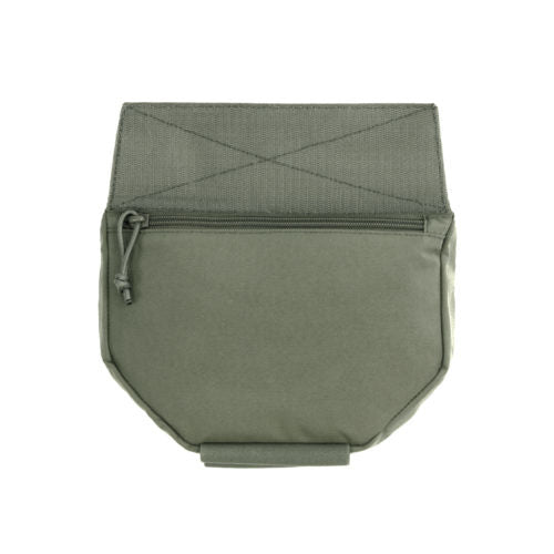 Drop Down Velcro Utility Pouch - Ranger Green