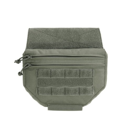 Drop Down Velcro Utility Pouch - Ranger Green