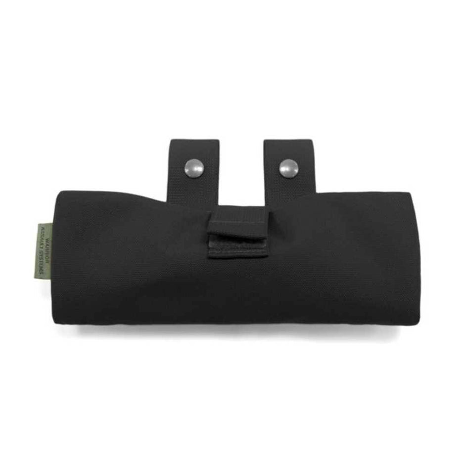 Große Roll-Up Dump Pouch – Schwarz