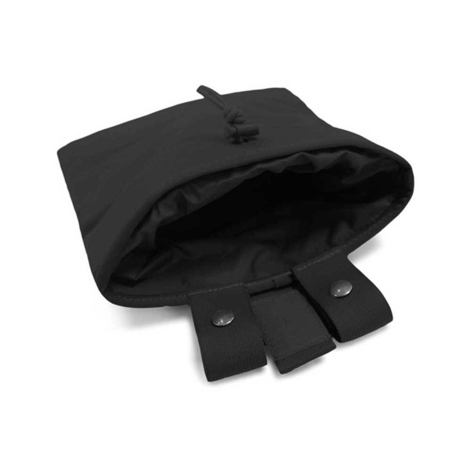 Große Roll-Up Dump Pouch – Schwarz
