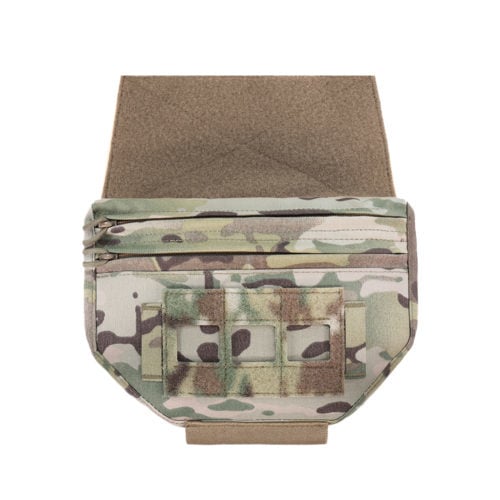 Laser Cut Drop-Down Velcro Utility Pouch - MultiCam