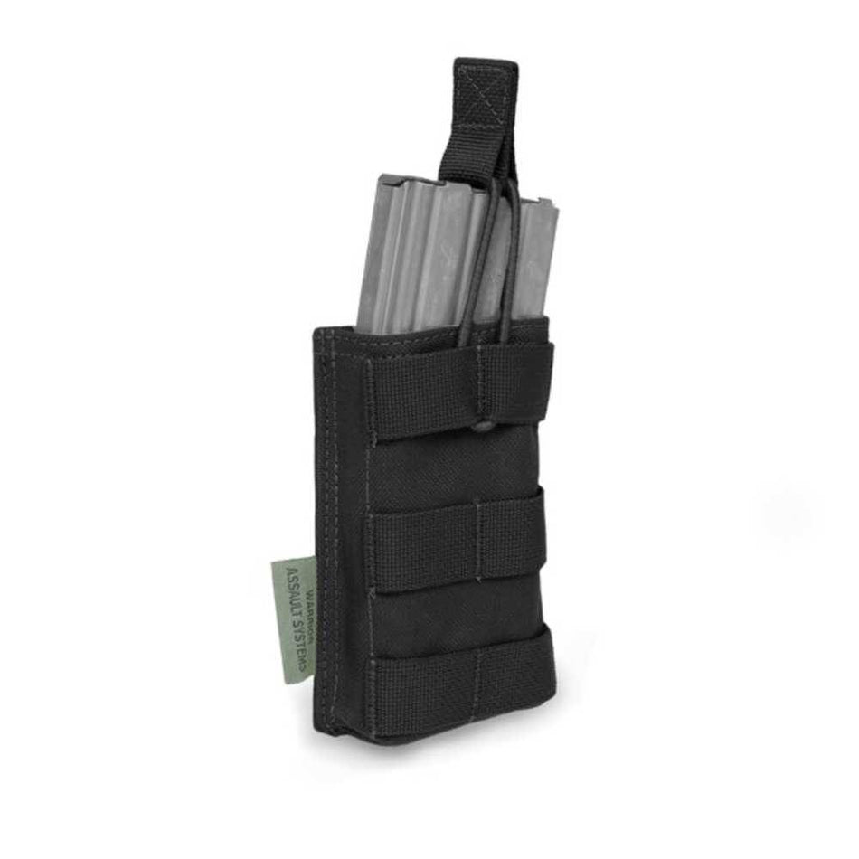 Single Open 5.56 Mag Bungee Retention - Black