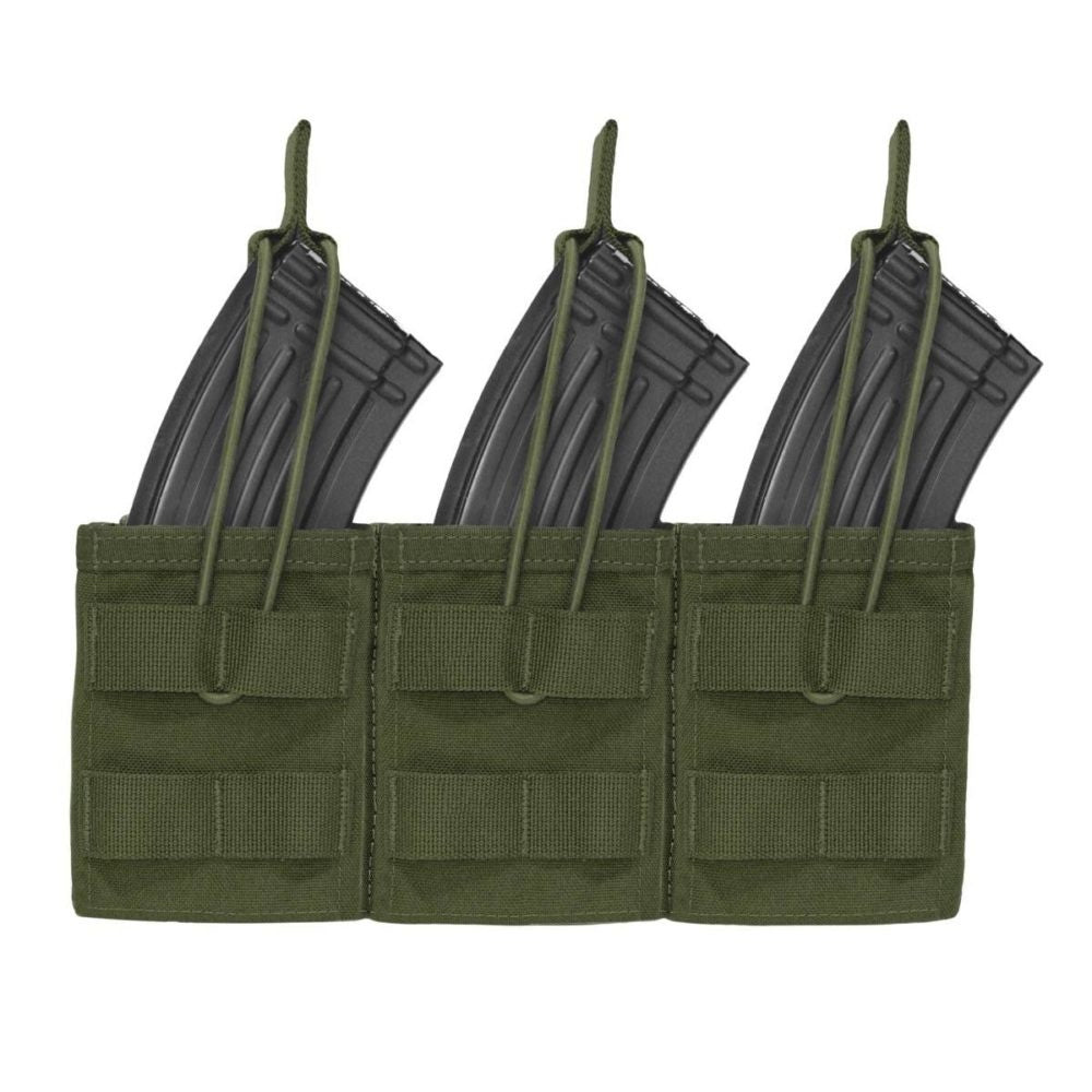 Triple Open AK 7.62 Mag Pouch - Olive Drab