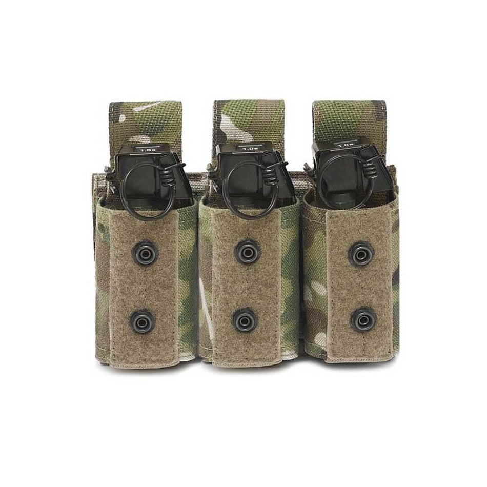 Dreifache 40-mm-Granaten-/Blendgranatentasche – Multicam