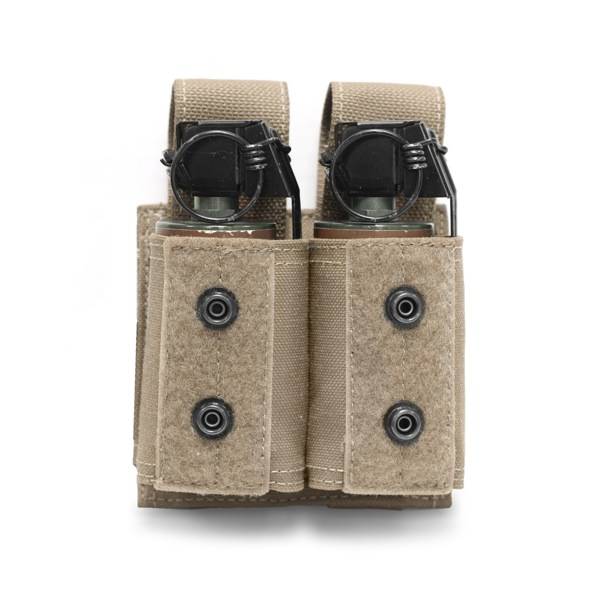 Doppelte 40-mm-Granaten-/Blendgranaten-Pouch – Kojotenbraun
