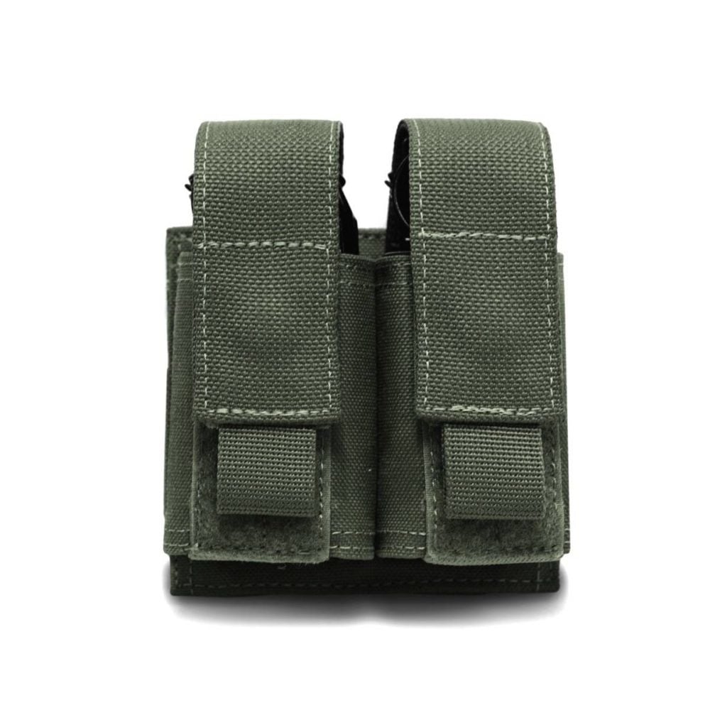Doppelte 40-mm-Granaten-/Blendgranatentasche – Olivgrün