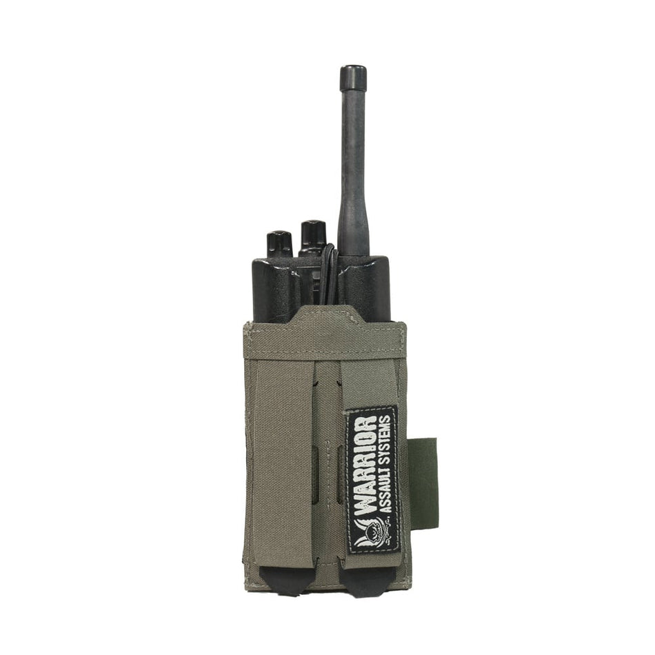 Laser Cut Adjustable Radio Pouch - Ranger Green