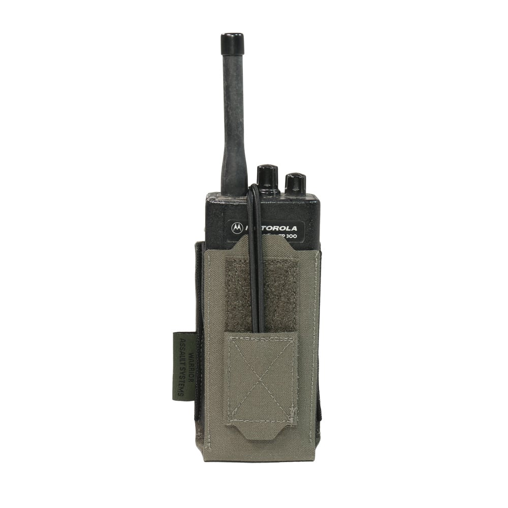 Laser Cut Adjustable Radio Pouch - Ranger Green