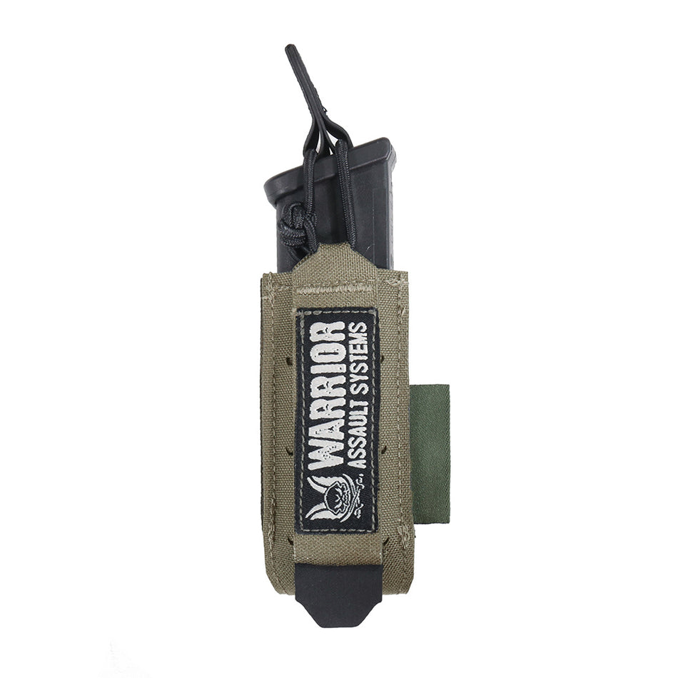 Laser Cut Single Bungee Pistol Pouch - Ranger Green